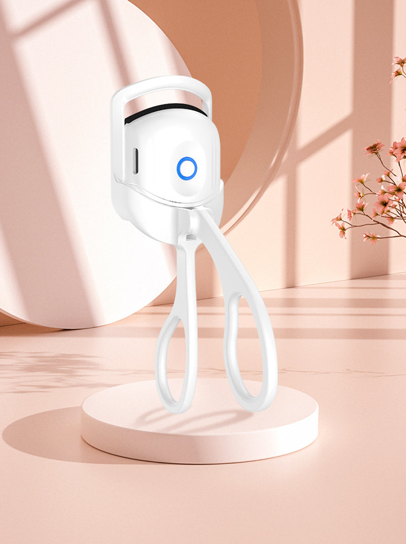 Heated Eyelash Curler – Instant Natural Upward Curl for Wide-Eyed, Stunning Lashes