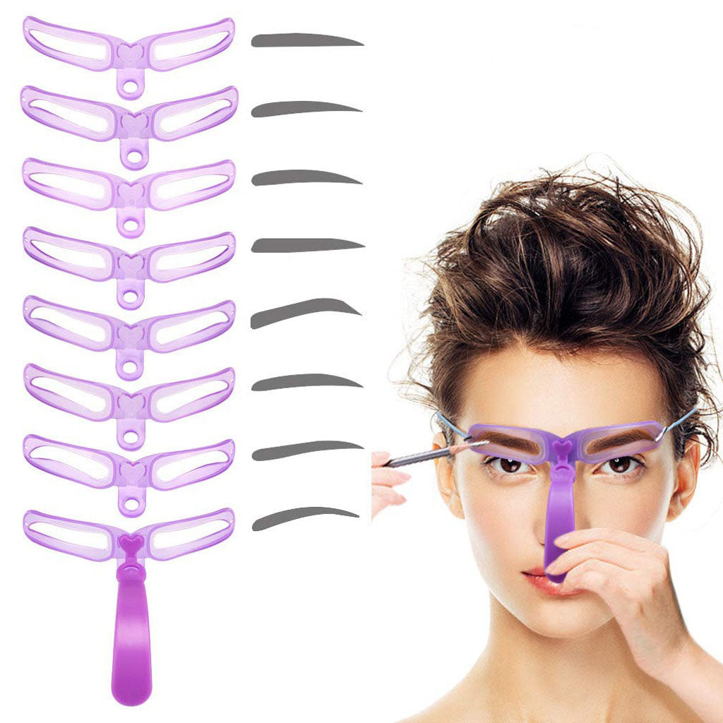 Eyebrow Shaping Template – 8 Styles for Perfect, Symmetrical Brows Every Time