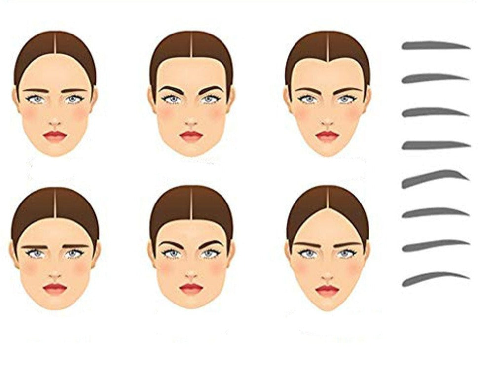 Eyebrow Shaping Template – 8 Styles for Perfect, Symmetrical Brows Every Time