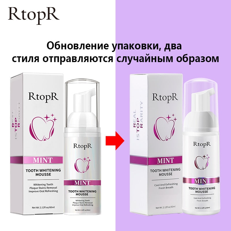 Teeth Whitening Mousse – Stain Removal, Gum Repair & Fresh Breath at Home