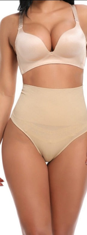 High Waist Tummy Control Shapewear – Butt Lifting & Belly Slimming Thong