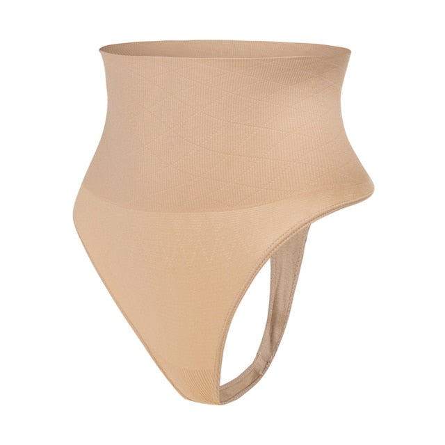 High Waist Tummy Control Shapewear – Butt Lifting & Belly Slimming Thong