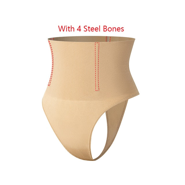 High Waist Tummy Control Shapewear – Butt Lifting & Belly Slimming Thong