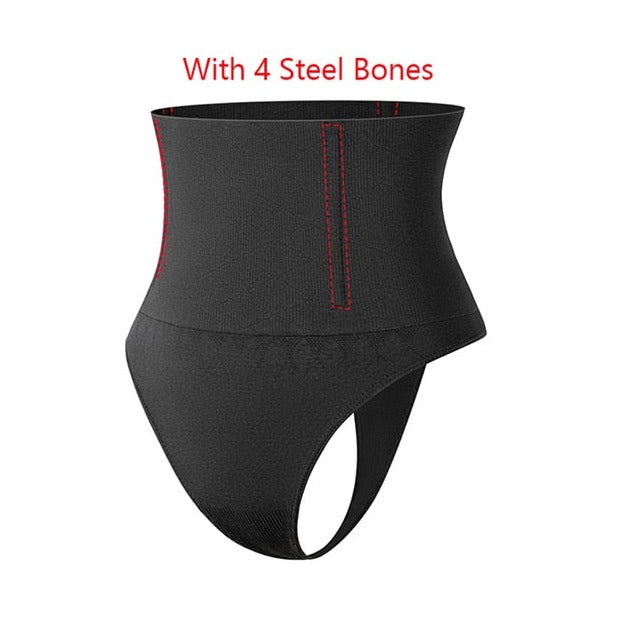 High Waist Tummy Control Shapewear – Butt Lifting & Belly Slimming Thong