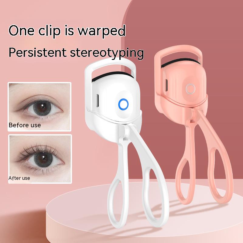 Electric Heated Eyelash Curler Comb – Adjustable Heat for All-Day Salon Curls