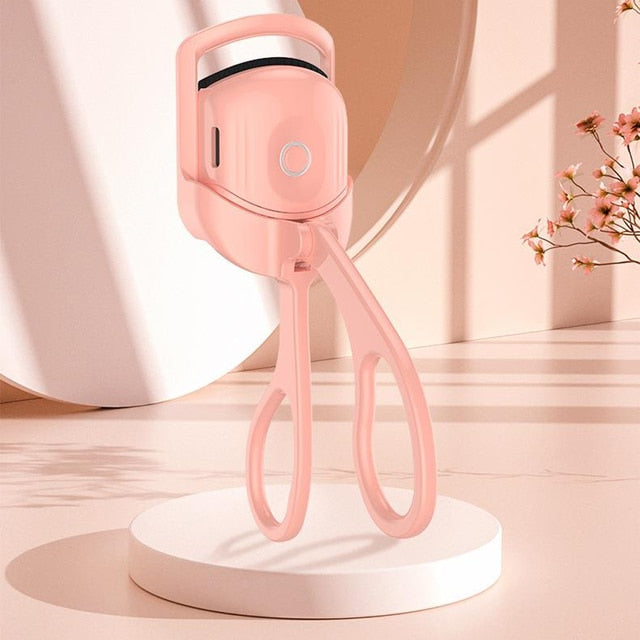Electric Heated Eyelash Curler Comb – Adjustable Heat for All-Day Salon Curls