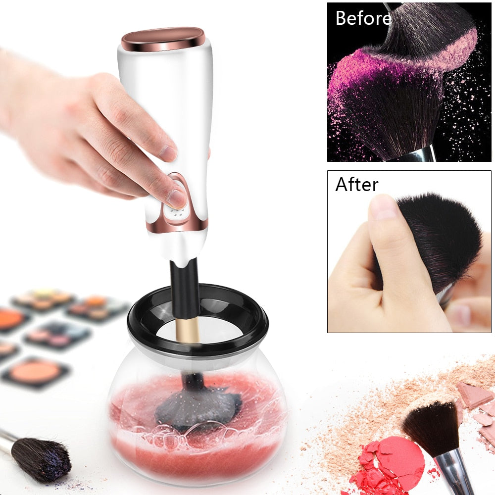 Automatic Makeup Brush Cleaner & Dryer – Deep Clean in 10 Seconds