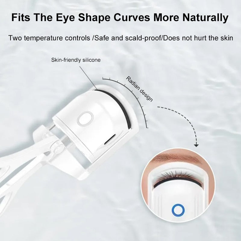 Electric Heated Eyelash Curler – Long-Lasting Curls with Gentle Precision Heat
