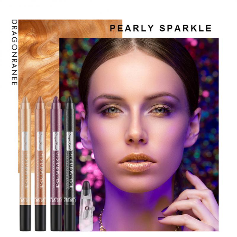 12-Color Eyeshadow Pencil Set – Shimmer, Waterproof & Long-Lasting Eye Makeup