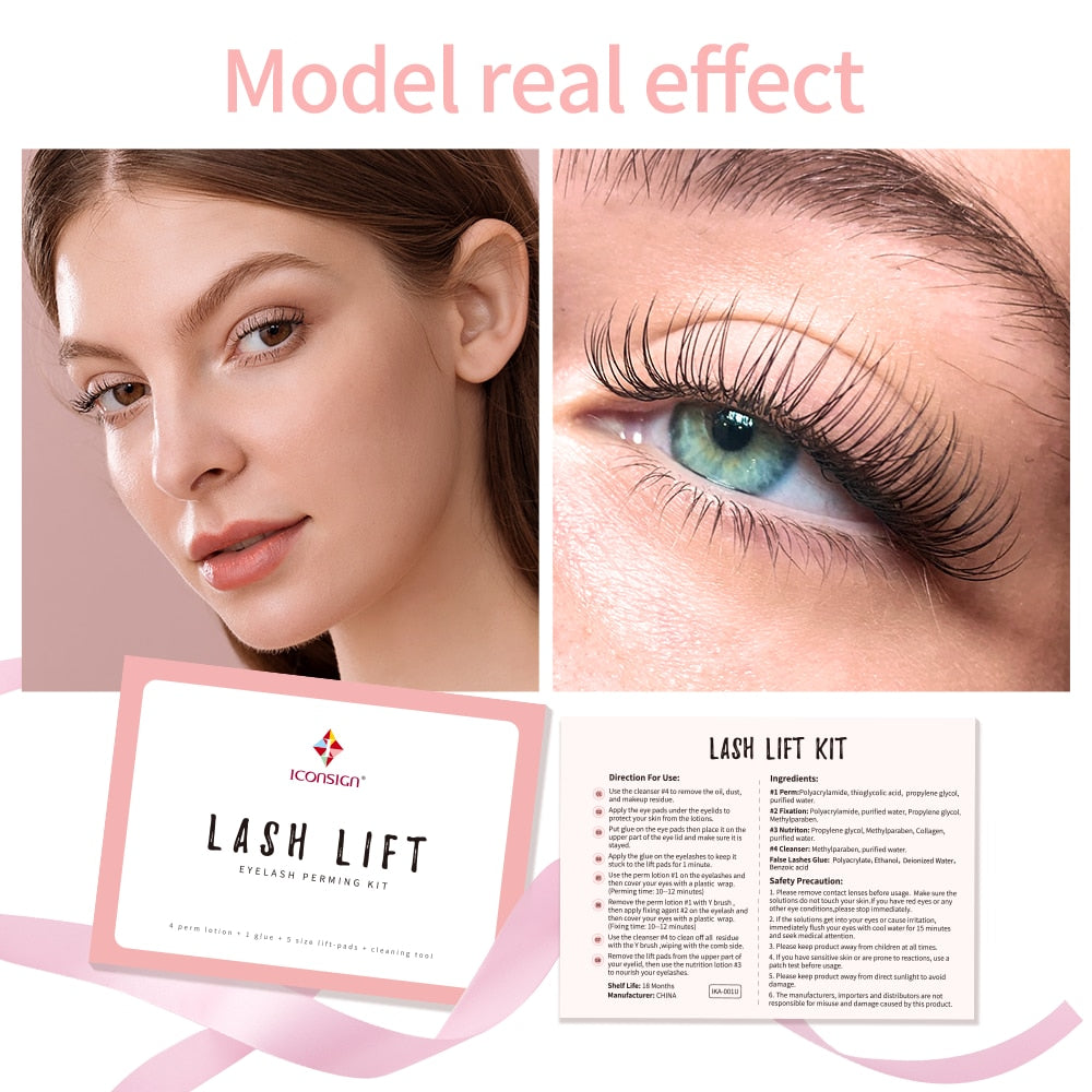 Lash Lift Kit – Salon-Quality Eyelash Perm & Curl at Home, Lasts 2–3 Months