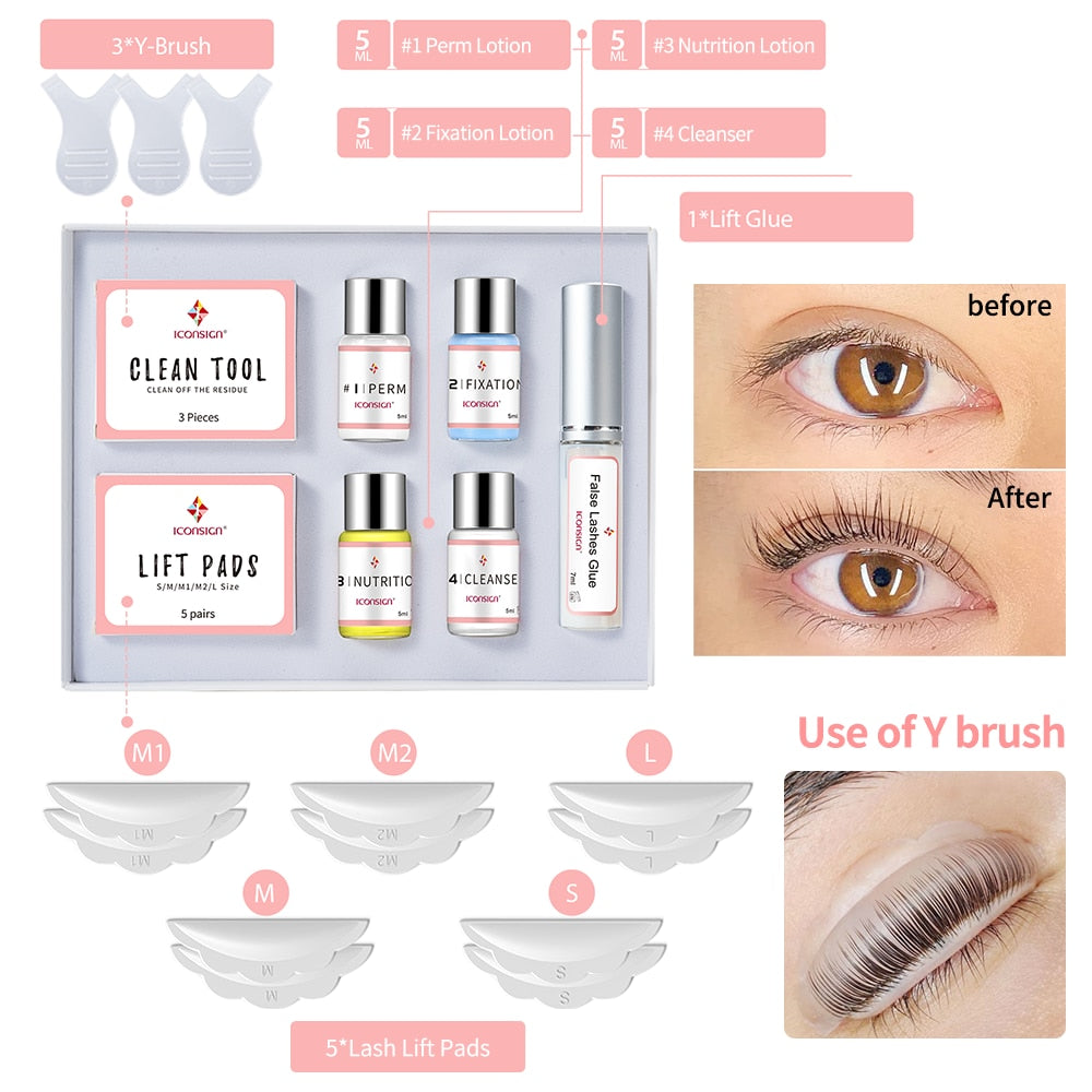 Lash Lift Kit – Salon-Quality Eyelash Perm & Curl at Home, Lasts 2–3 Months