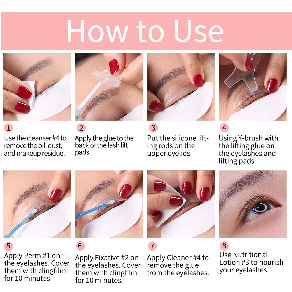 Lash Lift Kit – Salon-Quality Eyelash Perm & Curl at Home, Lasts 2–3 Months