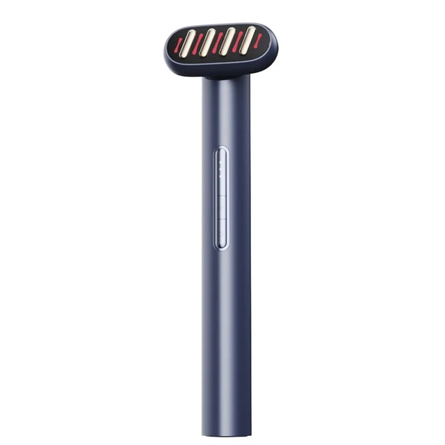 5-in-1 Microcurrent Beauty Wand – Red & Blue Light, Vibration & Heat for Glowing Skin
