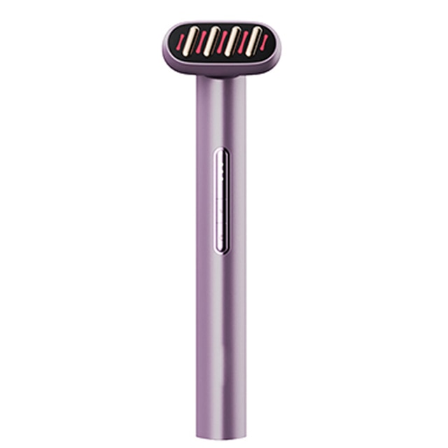 5-in-1 Microcurrent Beauty Wand – Red & Blue Light, Vibration & Heat for Glowing Skin