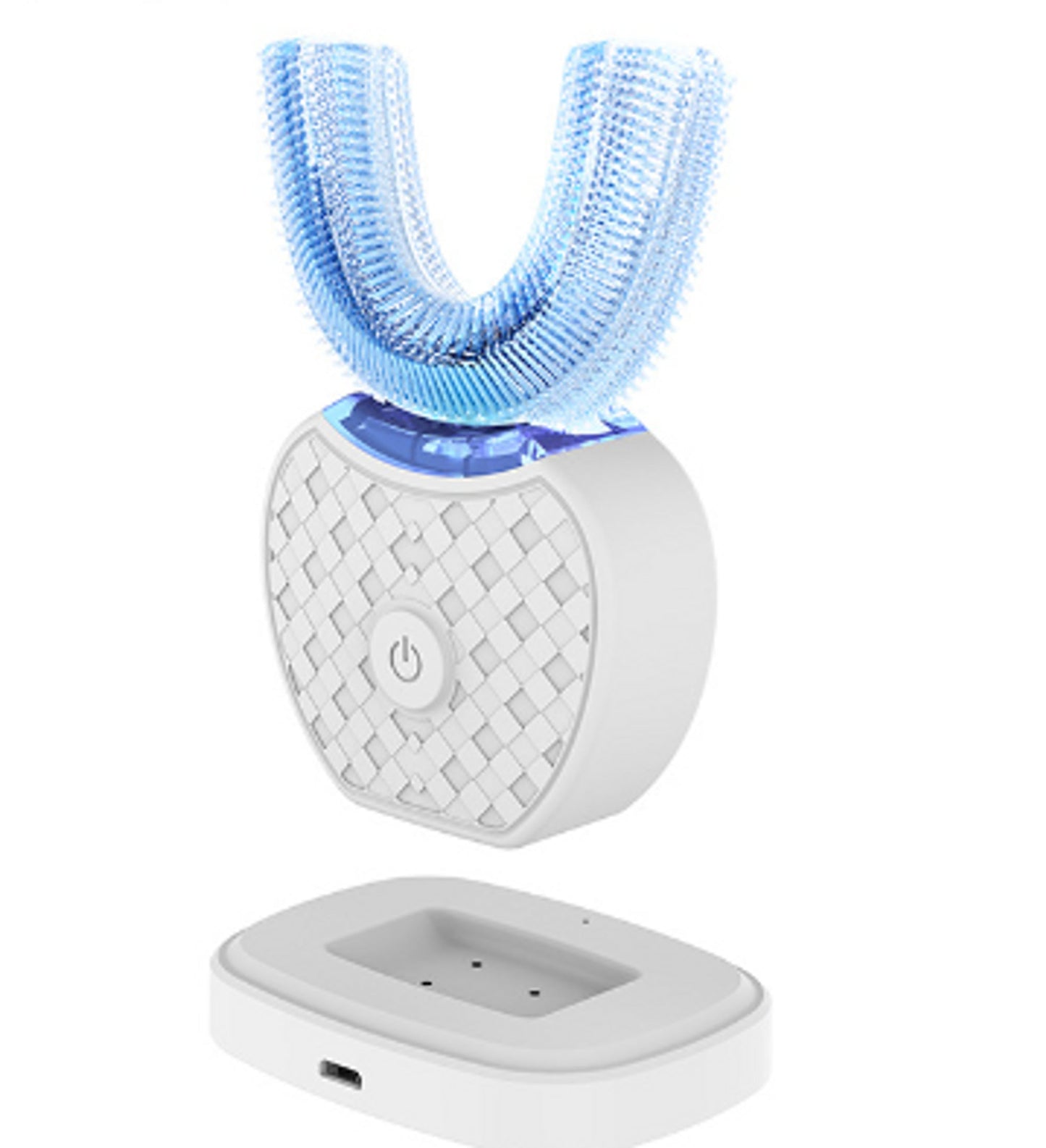 360° Sonic Electric Toothbrush – U-Shape, Blue Light Whitening & 3 Modes