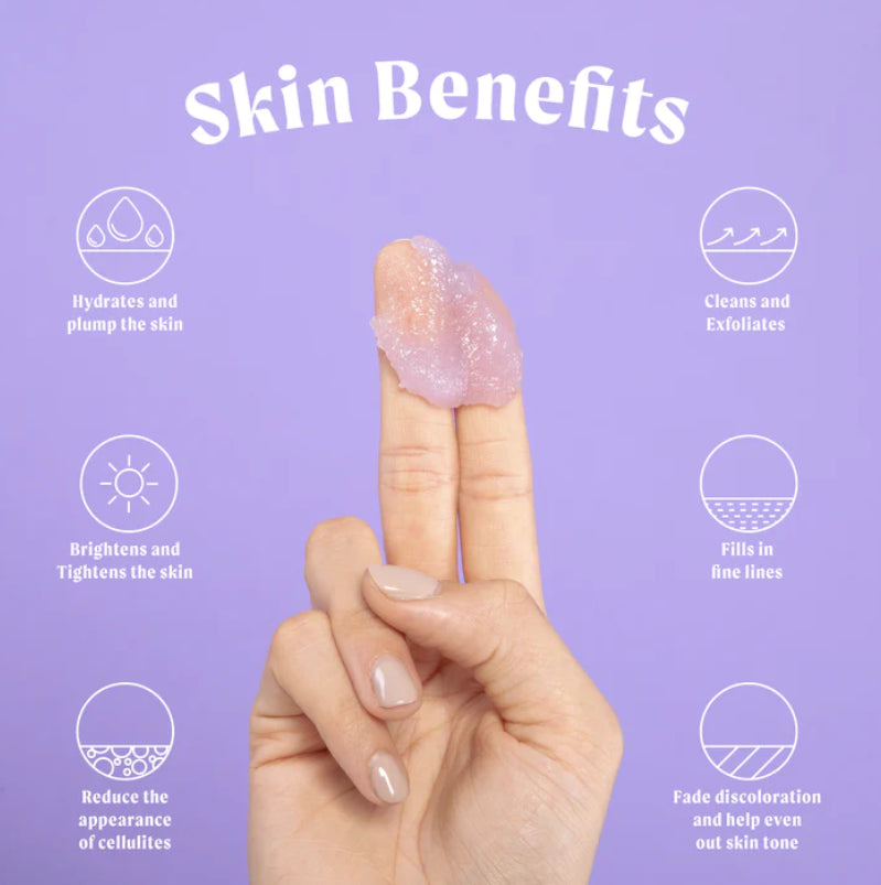Lumi Gleam Luxury Body Scrub – Sea Salt & Coffee Exfoliant for Soft, Glowing Skin