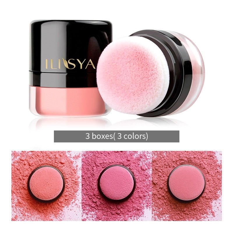 Face Blush Powder Set – 3 Flattering Shades for a Natural, Radiant Flush