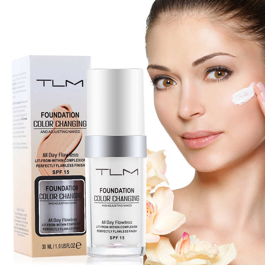 Color-Changing Foundation – Adaptive Shade Match for a Flawless, Radiant Complexion