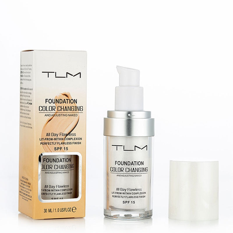 Color-Changing Foundation – Adaptive Shade Match for a Flawless, Radiant Complexion