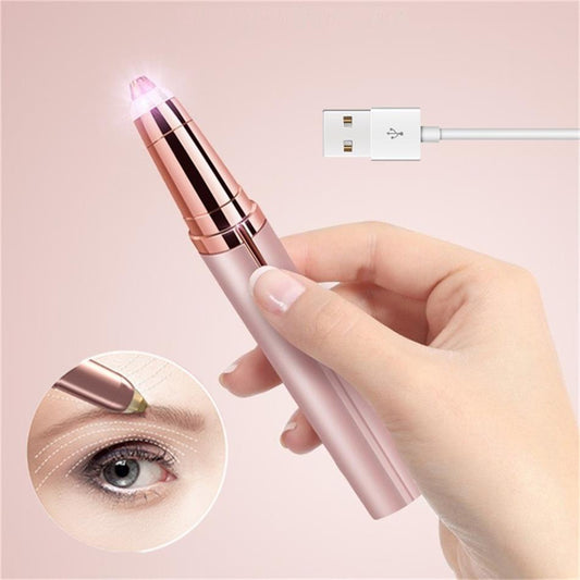 USB Eyebrow Mini Shaver – Painless Precision Grooming for Brows & Face On-the-Go