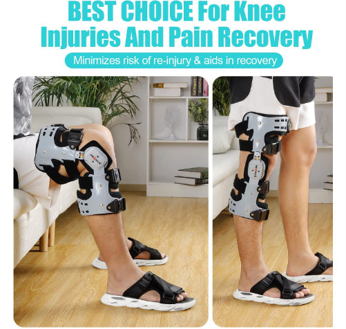Knee Brace PRO – Adjustable Orthotic Support for Recovery, Stability & Pain Relief