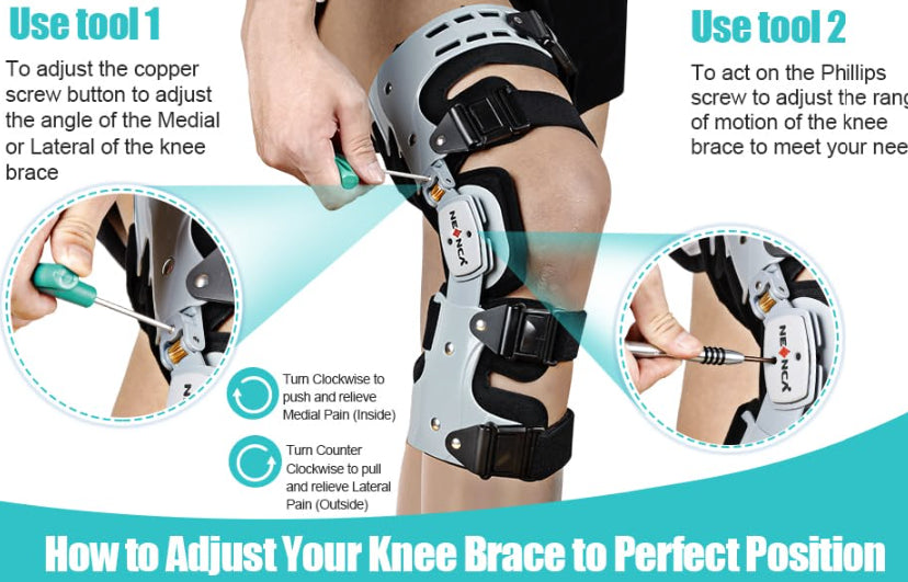 Knee Brace PRO – Adjustable Orthotic Support for Recovery, Stability & Pain Relief