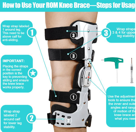 Knee Brace PRO – Adjustable Orthotic Support for Recovery, Stability & Pain Relief