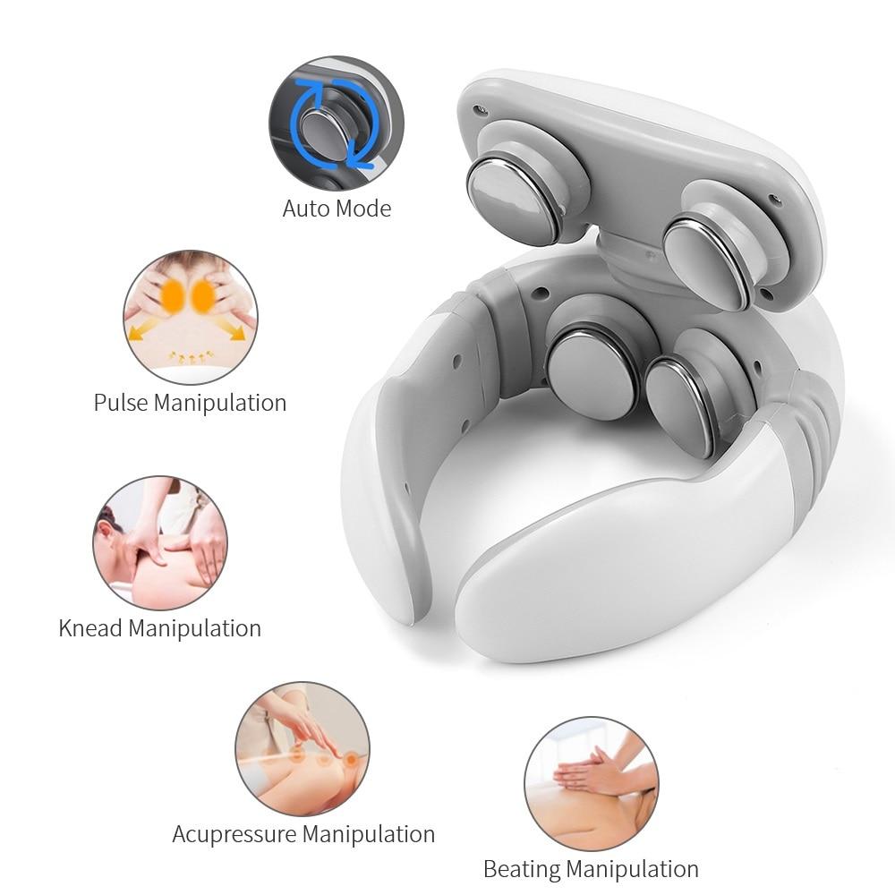 4D Neck Massager with Heat – Deep Tissue Relief for Chronic Neck & Shoulder Pain