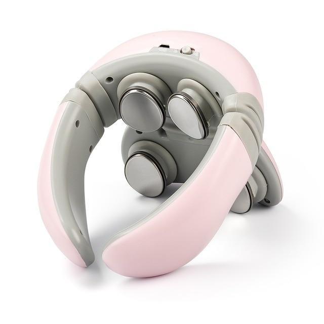 Electric Neck & Shoulder Massager – TENS Pulse, Heat & 5 Modes for Deep Pain Relief