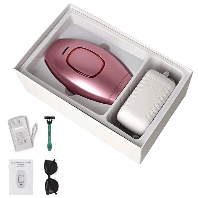IPL Hair Removal Set – 500,000 Flashes, Adjustable Wavelength for Full Body Use