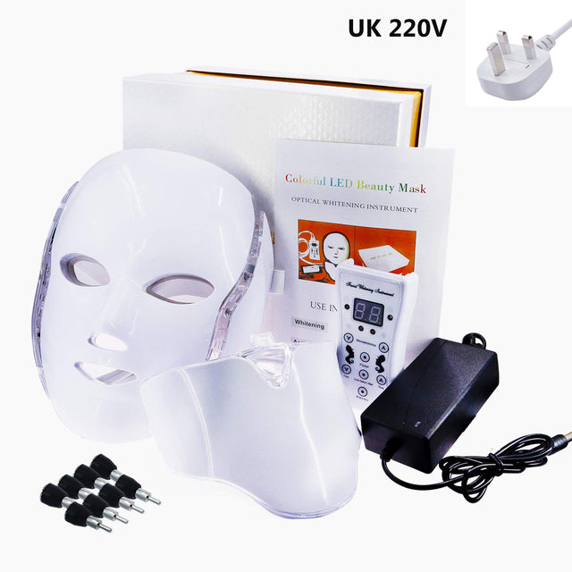7-Color LED Facial Mask – Light Therapy for Acne, Anti-Aging & Brighter Skin