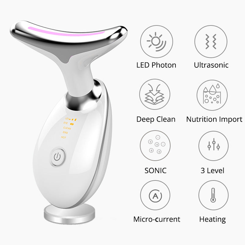 GlowMassager™ Face Sculpting Handset – Reduce Acne, Wrinkles & Puffiness in 10 Min
