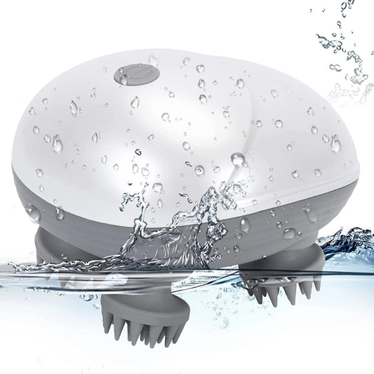 Electric Head & Scalp Massager – Heat, Kneading & Vibration for Tension Relief