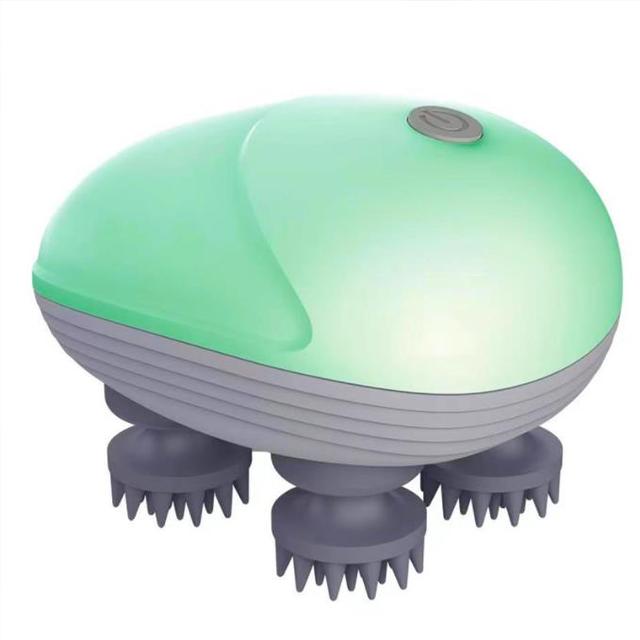 Electric Head & Scalp Massager – Heat, Kneading & Vibration for Tension Relief