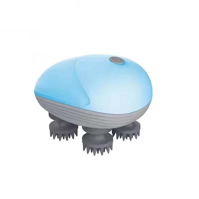 Electric Head & Scalp Massager – Heat, Kneading & Vibration for Tension Relief
