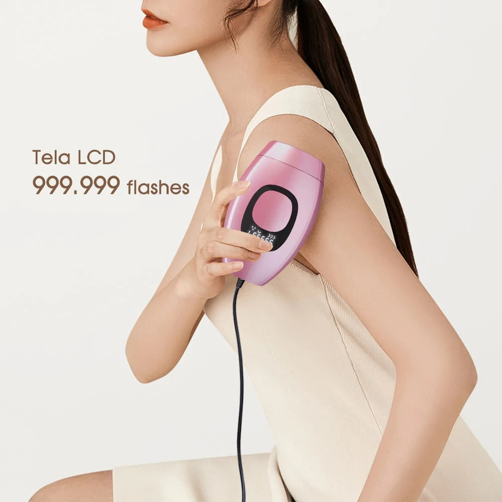 IPL Laser Hair Removal Device – FDA-Cleared, 999K Flashes, Full Body & Face