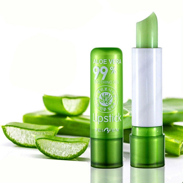 Aloe Vera Moisturizing Lip Balm – Waterproof Color-Changing Tint for Kissable Lips